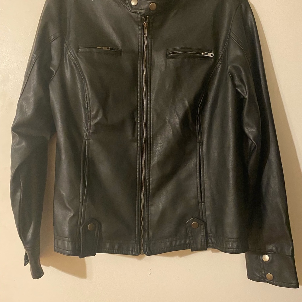 New Look Black Leather Jacket